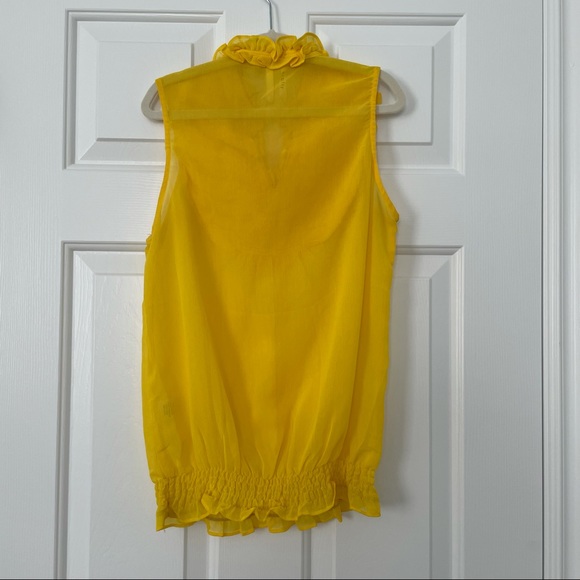 Fun Yellow Ruffle Top - Picture 3 of 3